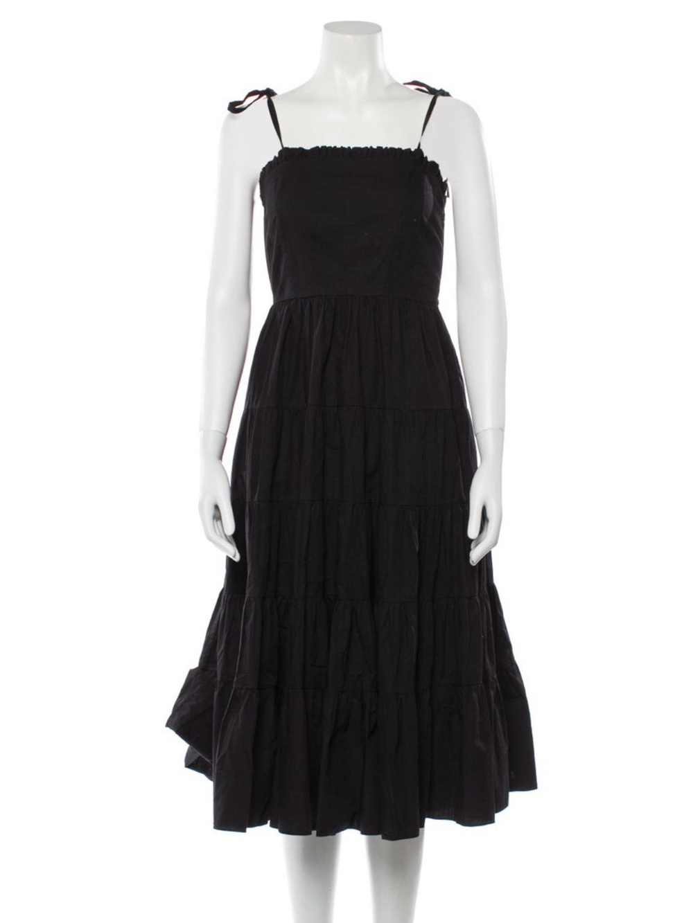 Ulla Johnson Ellyn Ruffle Tiered Midi Dress